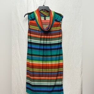 New Directions Multicolor Striped Dress